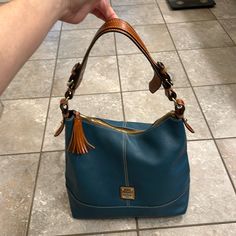 Excellent Condition. Beautiful Teal Color. Inside Is Spotless. Dooney & Bourke Bag, Dooney & Bourke Bags, Teal Color, Teal Colors, Dooney Bourke, Shoulder Bags, Blue Green, Color Blue, Bag Lady