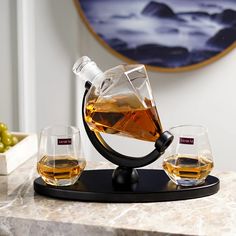 Diamond Elegant Whisky Decanter set (Set of 4) Whisky Decanter Set, Diamond Glasses, Whisky Collection, Whisky Decanter, Carafe Set, Wine Carafe, Liquor Decanter, Tools And Toys, Whiskey Decanter