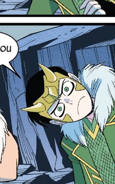 an image of a comic strip with loki and loki's face in the background