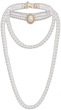 Gorgeous Pearl Choker Necklace Set | 1 Elegant Pearl Necklace With Rhinestones For Formal Occasions, White Pearl Necklace With Rhinestones For Formal Occasions, Elegant Formal Pearl Necklace With Rhinestones, Formal White Pearl Necklace With Rhinestones, White Pearl Necklace With Rhinestones For Party, Formal Pearl Necklace With Rhinestones, 20s Pearl Necklace, Pearl Choker Vintage, Gatsby Pearl Necklace