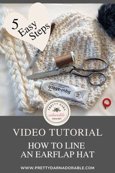 Learn to line your crochet hat with earflaps to keep extra cozy during the colder months! This simple, step-by-step guide with video tutorial will help you add a soft, warm lining to any earflap hat pattern. Perfect for all ages!