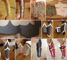 there are many pictures of different types of shoes