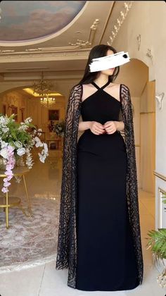 Long Cape, Black Dresses Classy, Pakistani Fancy Dresses, Women Dresses Classy, Modest Dresses Casual, Fancy Dresses Long, Ball Gowns Evening, Quick Outfits