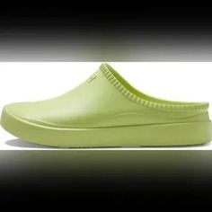 Hunter | Shoes | Hunter Inout Bloom Algae Foam Zesty Yellow Clog | Poshmark Spring Green Non-slip Clogs, Yellow Slip-on Clogs For Outdoor, Spring Slip-on Plastic Clogs, Summer Non-slip Plastic Clogs, Yellow Slip-on Clogs With Rubber Sole, Hunter Shoes, Women Hunters, Mule Clogs, Clogs