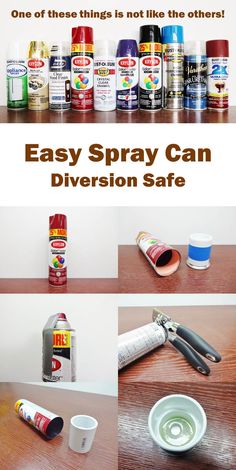 the instructions for how to use spray paint on wood furniture and other things that can be used