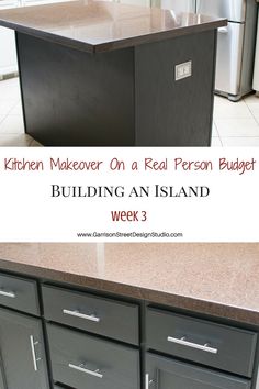 the kitchen makeover on a real person budget building an island week 3 is here