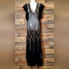 Nwot Free People Annabelle Embellished Beaded High Low Maxi Dress Has Strech Excellent Condition Color: Black Size: Small Beaded Maxi Dress, High Low Maxi Dress, Free People Black, Free People Dresses, Free People Dress, High Low Dress, High & Low, High Low, Colorful Dresses