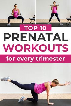 the top 10 prenatl workouts for every trimesterer in this post