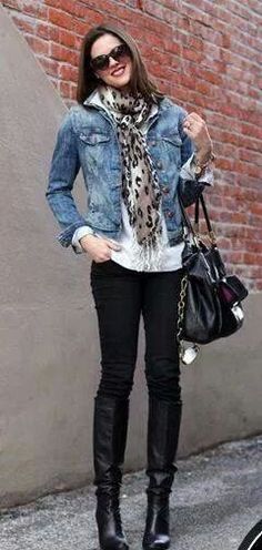 How To Wear Denim Jacket, Mode Tips, Mode Casual, Looks Style, Outfit Casual, Outfit Posts, Jeans Black, Winter Outfit