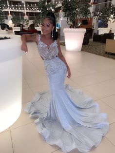 Shiny Prom Dress, Baddie Prom, Highschool Prom, Prom 2k22, Baby Blue Prom Dresses, Neon Prom Dresses, Senior Szn, Prom Dress Black, Blue Prom Dress