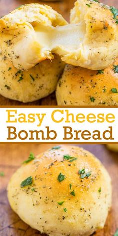 easy cheese bomb bread is an appetizer that's ready in less than 30 minutes