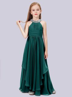 Crisscross Halter Chiffon Junior Bridesmaid Dress Moss Bridesmaid Dress, Chocolate Bridesmaid Dresses, Peacock Bridesmaid Dresses, Sky Blue Bridesmaid Dresses, Dark Green Bridesmaid Dress, Brown Bridesmaid Dresses, Ivory Bridesmaid Dresses, Dark Navy Bridesmaid Dresses, Emerald Bridesmaid Dresses