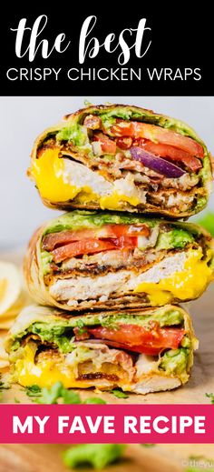 The Best Chicken Wrap