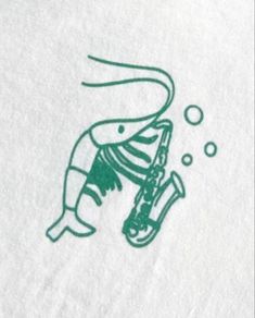 a t - shirt with a drawing of a man playing the saxophone