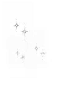 four stars are shown in the sky on a white background