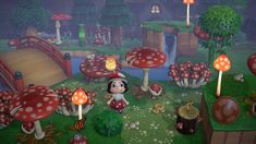 the mushroom land is full of mushrooms and other things