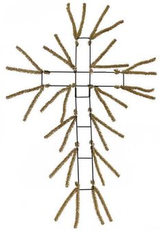 20 Pencil Work Cross Form Burlap - XX7701W4 - The Wreath Shop Wire Cross Wreath Diy, Burlap Cross Wreath, Cross Wreath Diy, Headstone Ideas, Jean Designs, Dt Crafts, Wreath Making Tutorials, Burlap Cross, Cross Frame