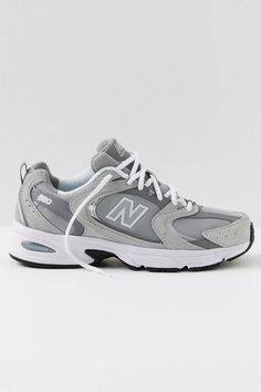 New Balance 530 Sneakers | Free People Cute Shoes Women, New Balance 530 Trainers, Shoe Storage Ideas, Pretty Sneakers, Grey New Balance, Trendy Shoes Sneakers, Pretty Shoes Sneakers, Chic Sneakers, Dad Shoes