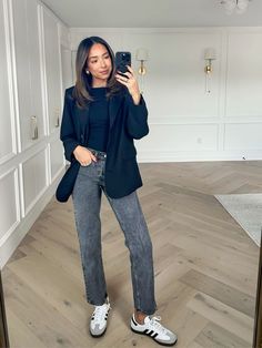 Cute Casual Work Outfits, Work Outfits Ideas, Blazer Outfits Casual, Blazer Outfits For Women, Professional Outfits Women