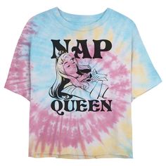 If you're planning on taking a long enchanted nap then at least do it while wearing an adorable Disney Sleeping Beauty style! Maleficent, Princess Aurora, Flora, Merryweather, and Fauna are all here to help add some magic to your day with a fun Sleepy Beauty design. Size: small. Color: tie dye. Gender: female. Age Group: adult. Pattern: Fictitious Character. Material: Cotton. Short Sleeve Cartoon Print Sleep Top, Cute Graphic Print Sleep Tops, Cute Graphic Print Tops For Sleep, Playful Cartoon Print Sleep Tops, Cute Cartoon Print Sleep Tops, Cute Sleep Tops With Cartoon Print, Cute Character Print Sleep Top, Cute Character Print Top For Sleep, Cute Sleep Top With Character Print