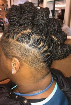 Locs dreads knot mohawk Knot