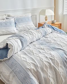 Patterned Luxe Cozy Geometric High-quality Duvet Cover Set – Lifevc