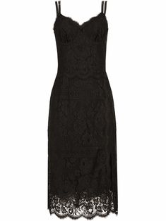 Polyvore Clothes, Black Lace Midi Dress, Dolce Gabbana Dress, Viscose Dress, Lace Jumpsuit, Midi Dress Black, Dolce E Gabbana, Lace Dress Black, Lace Midi