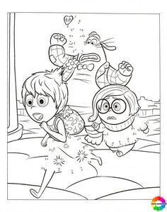 coloring pages for kids with cartoon characters