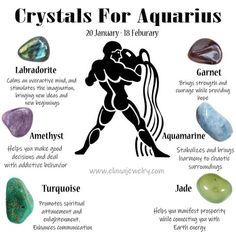 crystals for aquariuses and their meanings