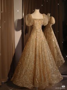 Princess And The Pauper Wedding Dresses, Magical Ball Gown, Renisance Style Wedding Dress, Princess Midi Dress, Bridgerton Dresses Prom, Bridgerton Prom Dresses, Fantasy Princess Dress Aesthetic, Dress Aesthetic Royal, Bridgerton Dresses Inspired