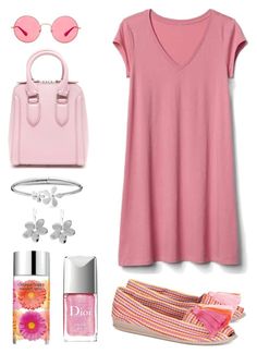 "Heading Out" by wmnindashu on Polyvore featuring Gap, Ray-Ban, Casa de Vera, Clinique, Alexander McQueen, Christian Dior and Tommy Hilfiger Ray Ban, Christian Dior, Alexander Mcqueen, Ray Bans, Gap, Tommy Hilfiger