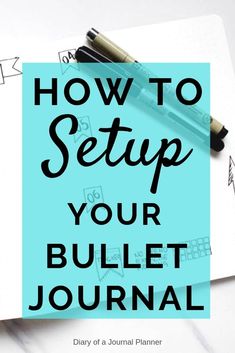 New Journal Set Up, Journal Setup Ideas, Painting Fonts, Intentional Planning, Bullet Journal Grid, Bullet Journal Easy, Bullet Journal Index, Daily Bullet Journal