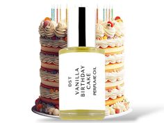 Indulge in the comforting aroma of Vanilla Birthday Cake. Rich, buttery notes of freshly baked cake mingle with the sweetness of vanilla bean, creating a delightful fragrance that captures the joy of celebratory moments. For a fresh scent on the go, use DST's handmade perfume oil roll-ons. Sized perfectly for your pocket or purse, our sparkling glass roll-on bottles deliver highly concentrated perfume right where you want it, wherever you are. No added preservatives. No added parabens. Ingredien Birthday Cake Perfume, Cake Perfume, Handmade Perfume, Vanilla Birthday Cake, Baked Cake, Roll On Bottles, Fractionated Coconut Oil, Perfume Oil, Perfume Oils