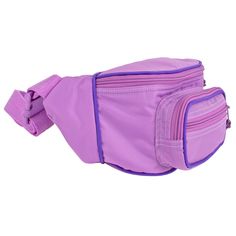 Our Fanny Sling is the cross body bag you've been waiting for! This silhouette hugs your body in all the right places and is the perfect medium size that will hold your necessities without weighing you down. Features super soft nylon webbing, piping details, color buckle, a padded exterior for extra comfort and insulation, 3 separate zipper compartments, and two additional pockets in the main compartment. Coordinating paracord pulls make opening this bag a cinch! Comes with a matching Mokuyobi M Purple Nylon Bags With Zipper Pocket, Purple Nylon Bags, Nylon Shoulder Bag With Functional Pockets For School, Trendy Nylon Belt Bag For Outdoor Activities, Sporty Nylon Belt Bag With Removable Pouch, Trendy Nylon Belt Bag With Pockets, Sporty Nylon Belt Bag With Zipper Closure, School Nylon Belt Bag With Zipper Pocket, Nylon Belt Bag With Adjustable Strap For School