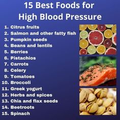 15 best foods for high blood pressure Foods For High Blood Pressure