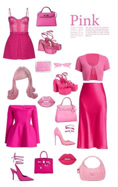 BARBIE рџ’— Outfit | ShopLook Pink Pink Pink, Barbie Vibes, Barbie Aesthetic, Decades Of Fashion, Pink Bags, Versace Pink, New Barbie, Barbie Core, Rainbow Outfit