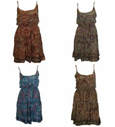 *NEW ARRIVAL* Material: Rayon Bust: 44'' Length: 31'' - Boho - Spaghetti strapes - Mini dress - Elasticated waist - Button up - Flowy - Ruffle hem - Abstract/paisley prints - Retro chic - Spring/ summer festival MADE FROM RECYCLED SARI FABRIC RJ21 Flowy Mini Dress With Paisley Print, Flowy Paisley Print Mini Dress, Fashion Definition, Boho Summer Dress, Beach Sundress With Paisley Print And V-neck, Summer V-neck Mini Dress With Paisley Print, Abstract Paisley, Spring Paisley Print Boho V-neck Dress, Real Fashion