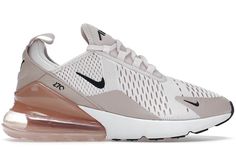 Check out the Air Max 270 Light Soft Pink (Women's) available on StockX Athletic Shoes Nike, Nike Style, Nike Air Max For Women, Hot Sneakers, Nike Air Max 270, Nike Fashion, Air Max 270, Nike Shoes Women, Pink Light