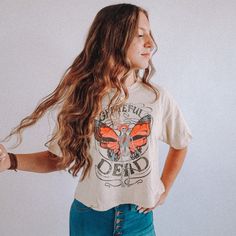 Brand New! Great Quality. Taupe Vintage Country Western Boho Graphic Tee. Hand Drawn Butterfly. Fit: S 4-6 M 8-10 L 10-12 If You Like: Life Clothing, Free People, Johnny Was, Daydreamer Or Anthroplogie Style - Follow Us For More! Western Texas Style Resort Summer Graphic Tee, Festival Birthday Ranch Wear Date Night Cruise Bohemian Vintage Flirty Hippie Bohemian Chic Trendy Maxi Coverup Eagle Tee Beach Tropical Vacation Coachella Vintage Rock T-Shirt Free-spirited Cotton Tops For Fall, Fall Cotton Free-spirited Tops, Casual Festival Tops For Fall, Casual Fall Festival Tops, Casual Tops For Fall Festival, Casual Soft-washed Tops For Festival, Soft-washed Tops For Fall Concert, Relaxed Fit Tops For Fall Festival, Trendy Fall Festival T-shirt