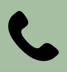 a black phone on a green background with the letter c in the middle and bottom corner