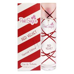 Launch year: 2021. Top notes: Strawberry, Bergamot. Heart notes: Sweet notes, Orange blossom, Violet, Lily. Base notes: Whipped cream, Vanilla, Ambrettolide. Design house: Aquolina. Scent name: Pink Sugar Red Velvet. Gender: Ladies. Category: Fragrance. SubType: EDT Spray. Size: 3.4 oz. Barcode: 8054609780575. Pink Sugar Red Velvet / Aquolina EDT Spray Special Edition 3.4 oz (100 ml) (W). This item is only valid for shipment in the Contiguous United States. Pink Sugar, Sweet Notes, Orange Blossom, Design House, Whipped Cream, Red Velvet, Product Launch, Blossom, Vanilla