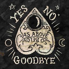 a black and white poster with the words yes, no as above there is goodbye