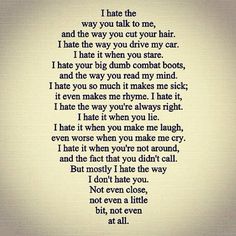 10 things i hate about you 10 Things I Hate About You, Wedding Saree, A Poem, I Hate You