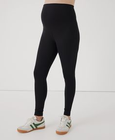 Discover Earth’s Favorite™ Clothing. Maternity On The Go-to Legging made with Organic Cotton in a Fair Trade Certified™ factory. All the stretch, hold, and support you love - none of the toxins you don't love. Meet the Leggings you'll want to live in during pregnancy and beyond. Visit Pact online to shop today. Relaxed Fit Athleisure Leggings For Everyday, Versatile Comfortable Leggings, Casual Black Leggings For Everyday, Casual Snug-fit Yoga Pants, Casual Snug Fit Elastane Yoga Pants, Black Relaxed Fit Leggings For Loungewear, Full-length Black Cotton Leggings, Full Length Black Cotton Leggings, Black Full-length Cotton Leggings