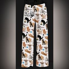 Sooo Comfy Fitted White Bottoms For Pajama Party, White Stretch Pants For Pajama Party, White Relaxed Fit Pants For Pajama Party, White Relaxed Fit Bottoms For Pajama Party, White Stretch Pants For Lounging, Mini Gown, White Pajamas, Flannel Pajama Pants, Plus Size Pajamas