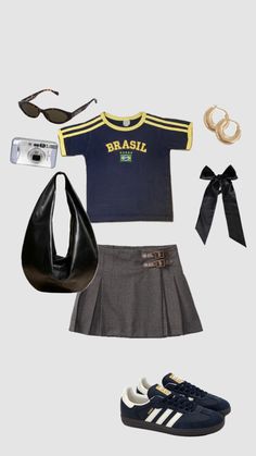 Brazil Aesthetic Outfits, Brazil Outfit Ideas, Brazil Outfit, Brazil Clothing, Brazil Aesthetic, 70s Outfits, Korean Fashion Dress, Comfy Fashion, Really Cute Outfits