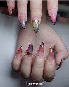 Basic Color Palette, Summer Nail Design Ideas, Feature Nail, Fruity Cocktail, Cute Summer Nail Designs, Sunset Hues, Wood Nails, Summer Nail Designs, Classic Nails