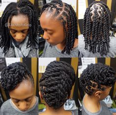 2 Strand Twist Locs Style, Twist Locs, Twist Updo, Locs Styles, Curls For The Girls, Twisted Updo