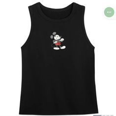 *All Orders Shipped Within 1-2 Days* Size L Black Authentic Disney Mickey Tanktop New With Tags Orders Shipped, Black Tank Top, Disney Tops, Black Tank, Black Tank Tops, Disney Mickey, Tank Top, Womens Tops, Tank Tops