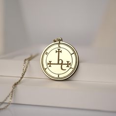 Discover the enchanting allure of the Handmade Engraved Sigil of Lilith Pendant Necklace, a captivating piece that combines mystical symbolism with elegant design. This exquisite gold-plated amulet is meticulously crafted to embody the powerful essence of Lilith, a figure of independence and strength. Material: 14K Solid Gold - 10K Solid Gold - 925K Silver - 925K Gold Filled  Design: Intricately engraved with the Sigil of Lilith Packaging: Comes in a beautiful gift box, ready for gifting Embrace the mystery and elegance of this unique pendant necklace, perfect for those who seek a connection to ancient symbols and a touch of magical charm. Whether you wear it as a personal talisman or a statement accessory, the Sigil of Lilith Pendant Necklace is sure to attract attention and admiration. C Sigil Of Lilith, Unique Pendant Necklace, Fun Clothes, Gold Engraving, Ancient Symbols, Beautiful Gift Boxes, Real Gold, Favorite Jewelry, Charm Necklace